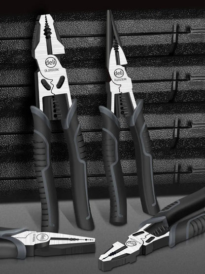 Multi-Functional Pliers Set 6-9 Inch Wire Cutter Needle Nose