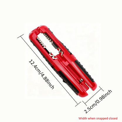 Multifunctional Cable Wire Stripper Cutter Pliers Hand Tool Hardware Tool Portable Anti-skid Handle Strip Pen Clip