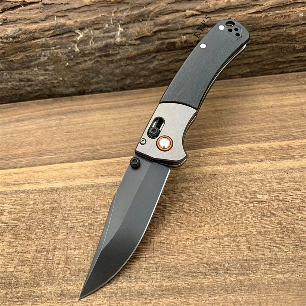Pocket Knife BM 15080 Hunt Crooked River Folding Knife Point Blade Hunting Camping Outdoor Knives