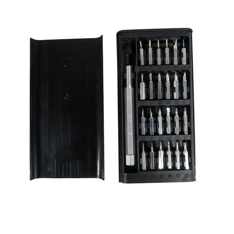 Mini 25 in 1 Precision Screwdriver Set with Magnetic Head and Compact Storage Box. Easy To Access and Carry