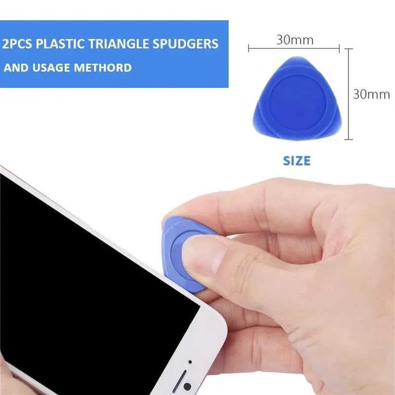 8 IN 1 Universal Phone Repair Tools Kit Disassembly Blades Pry Opening Tool Crowbar Disassemble Kit Phone Spatula Hand Tools Set