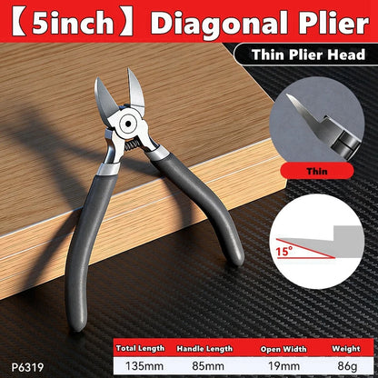 5/6/8 inch Multifunctional Diagonal Pliers Needle Nose Pliers Hardware Tools Universal Wire Cutters Side Cutter Cutting Pliers