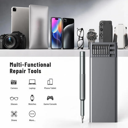 42/80 in 1 Precision Screwdriver Set with Magnetizer/Demagnetizer for Phone Computer Watch Laptop Doorbell Eyeglass  Electronic