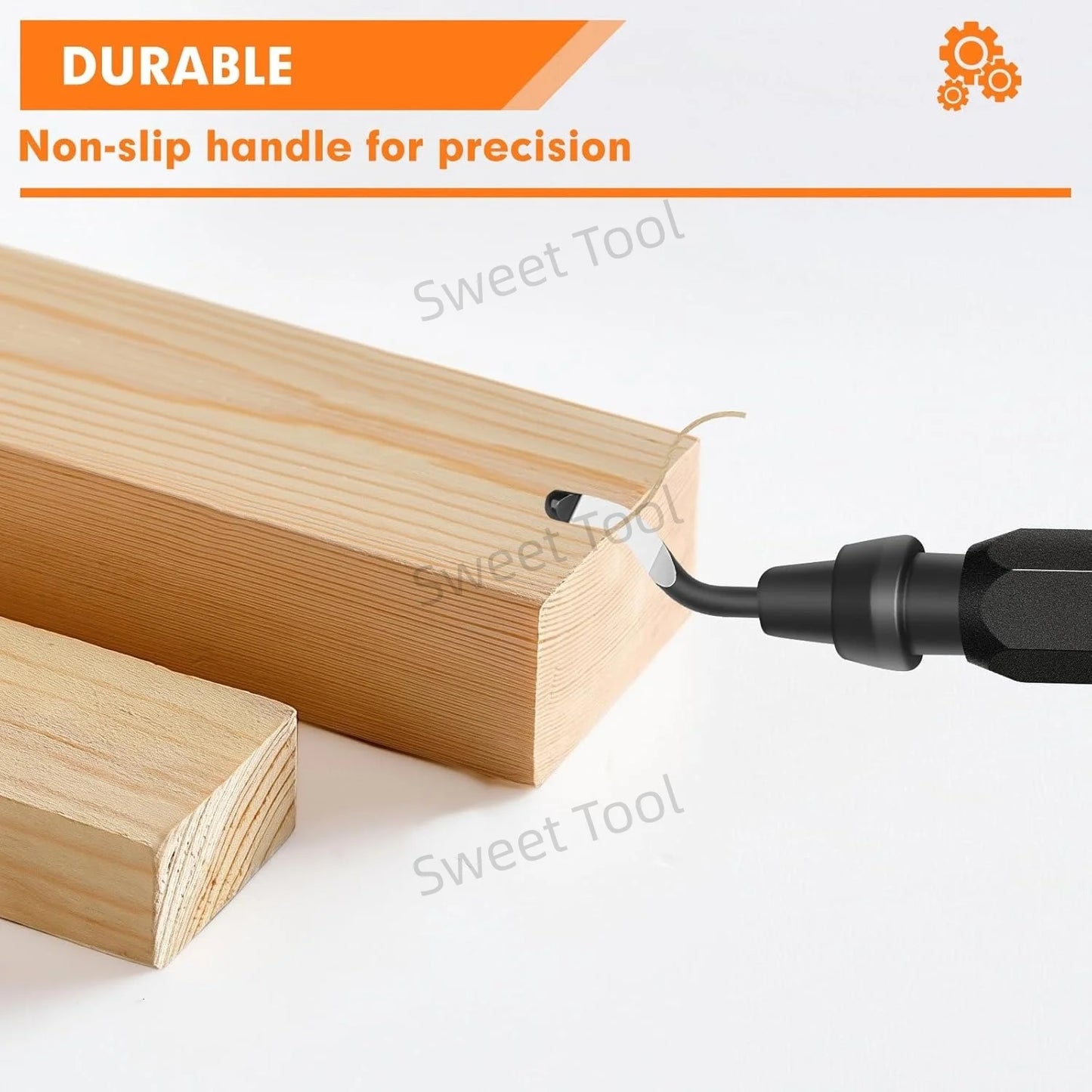 Deburring Tool Metal Handle with 1/10/11 Swivel Blades Burr Removal Reamer Tool for Plastic Metal Copper PVC Resin 3D Printing