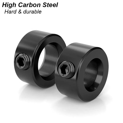 Drill Stoper Collar Set Stop Bit Ring Shaft Limit Metric Lock Steel Press Depth Ajustable Positioner Hole Guide Woodwork Tool