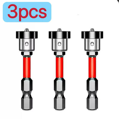 Anti Slip Bits Magnetic Screwdriver Bit Set S2 Alloy Steel Impact Resistance Bits-3/6/12Pcs Suitable for Electric Drills