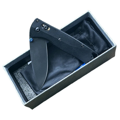 BM 535 Folding Knife Aluminum Handle and M390 Blade - Compact Outdoor Camping hiking EDC Pocket Knife,A great gift