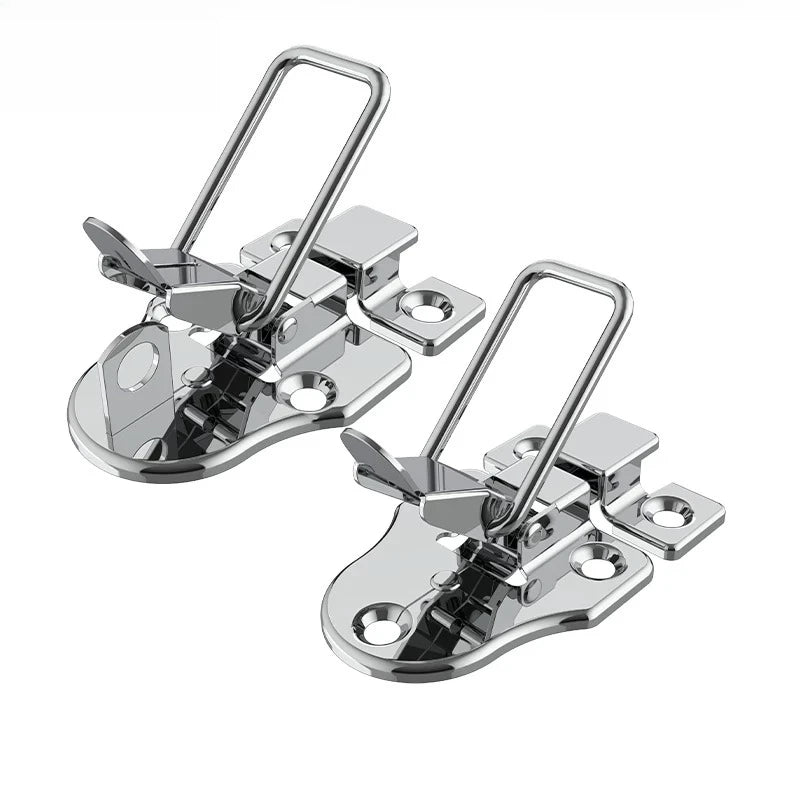 Box snap, nickel-plated iron lock snap, bag fastener, hook, wooden box and toolbox lock, fixed lock, hardware accessory
