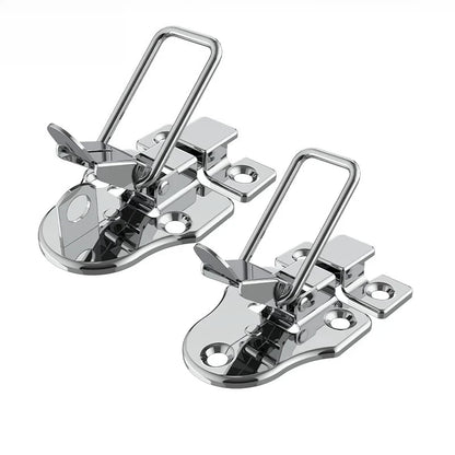 Box snap, nickel-plated iron lock snap, bag fastener, hook, wooden box and toolbox lock, fixed lock, hardware accessory