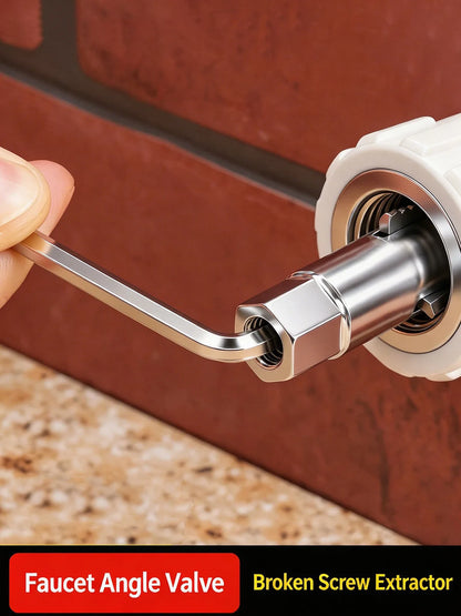 Broken Pipe Extractor Tool Adjustable Faucet Valve Damaged Thread Remover High Hardness Anti Slip Repair Accessories For Water
