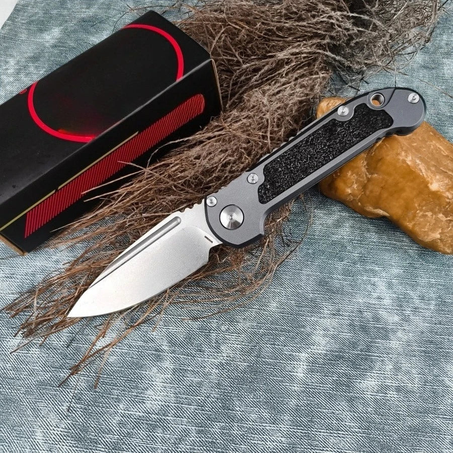 LUDT Gen III Portable Folding Knife D2 Blade T6 Aviation Aluminum Handle Suitable for Outdoor Hiking Daily Emergency Carrying Men's Gifts