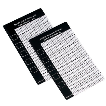 Magnetic Screw Mat Memory Chart Work Pad Working Memory Pad For Little Small Screws Holds Mobile Phone Repair Tool 145×90mm