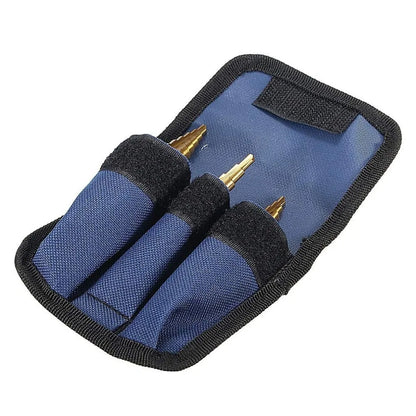 3pc HSS Step Drill Bit Set Cone Hole Cutter Taper Metric 4 - 12 / 20 / 32mm 1 / 4 'Titanium Coated Metal Hex Core Drill Bits