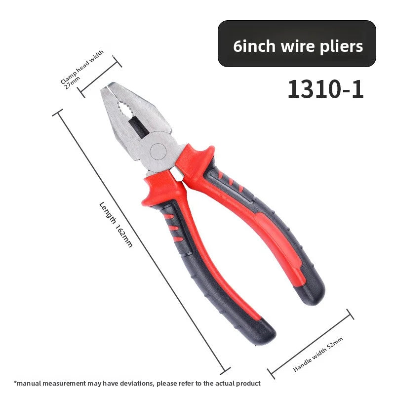 4 Types Pliers Set, Sprue Cutter Needle Nose Diagonal Cutter Combination Pliers for Wire Cutting Twisting Gripping DIY Repair