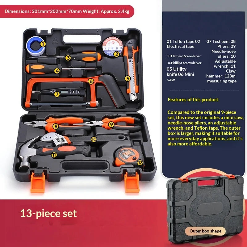 Household Hardware Tool Set Combination Manual Repair Electrician Tools Sheik Mainland Socket Set 육각렌치세트 신기한 공구 Herramientas 공구