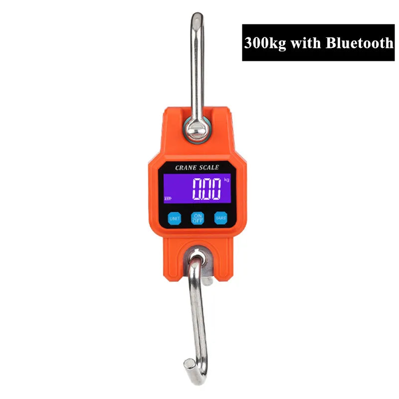 300kg 50g Bluetooth-compation Portable Electronic Hook Scale Charging Bluetooth Mini Lifting Scale For Household Use