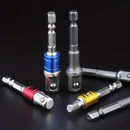 Internal Hexagonal Handle Universal Drill Bit Screwdriver Impact Socket Adapter Drill Bit Kit 1/4 "3/8" 1/2 "Hexagonal Handle