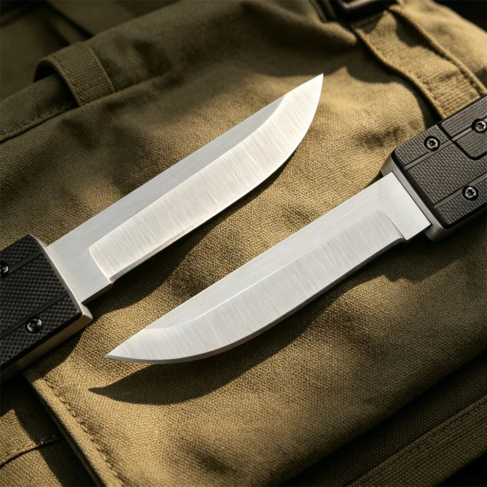 High Hardness Folding EDC Knife Lightweight Aluminum Handle All-Purpose Outdoor Tool for Camping Hunting Fishing Everyday Carry