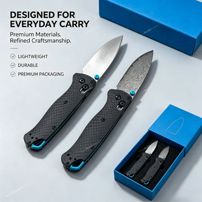 BM 485+535 Portable Multi-functional Tool - Compact EDC Pocket Knife, Featuring Ergonomic Handle, Lightweight and Durable, Suitable for Camping and Fishing.