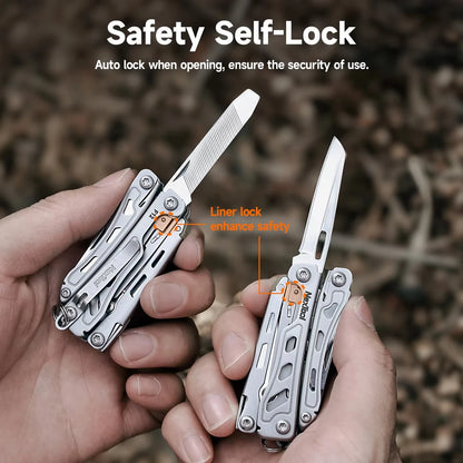NexTool Keychain Mini Flagship F12 Folding Multi Tool 13 In 1 Screwdriver Pliers File Ruler Bottle Opener Scissors EDC Hand Tool