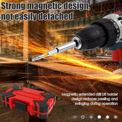 83Pcs S2 Steel Screwdriver Bit Set Impact Drill Magnetic Nut Driver Cross Slotted Square Star Hex Torx Bits with Storage Case