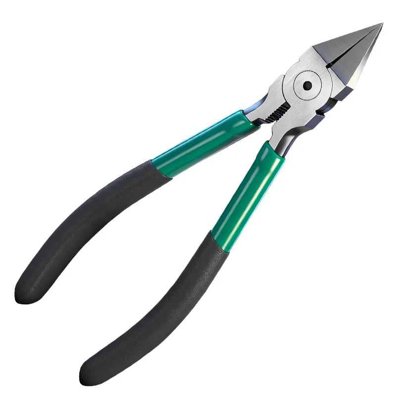 Industrial Ultra Thin Sharp Tip Diagonal Pliers High Hardness Side Cutter Electrician Wire Snips for Electronic Model Repair
