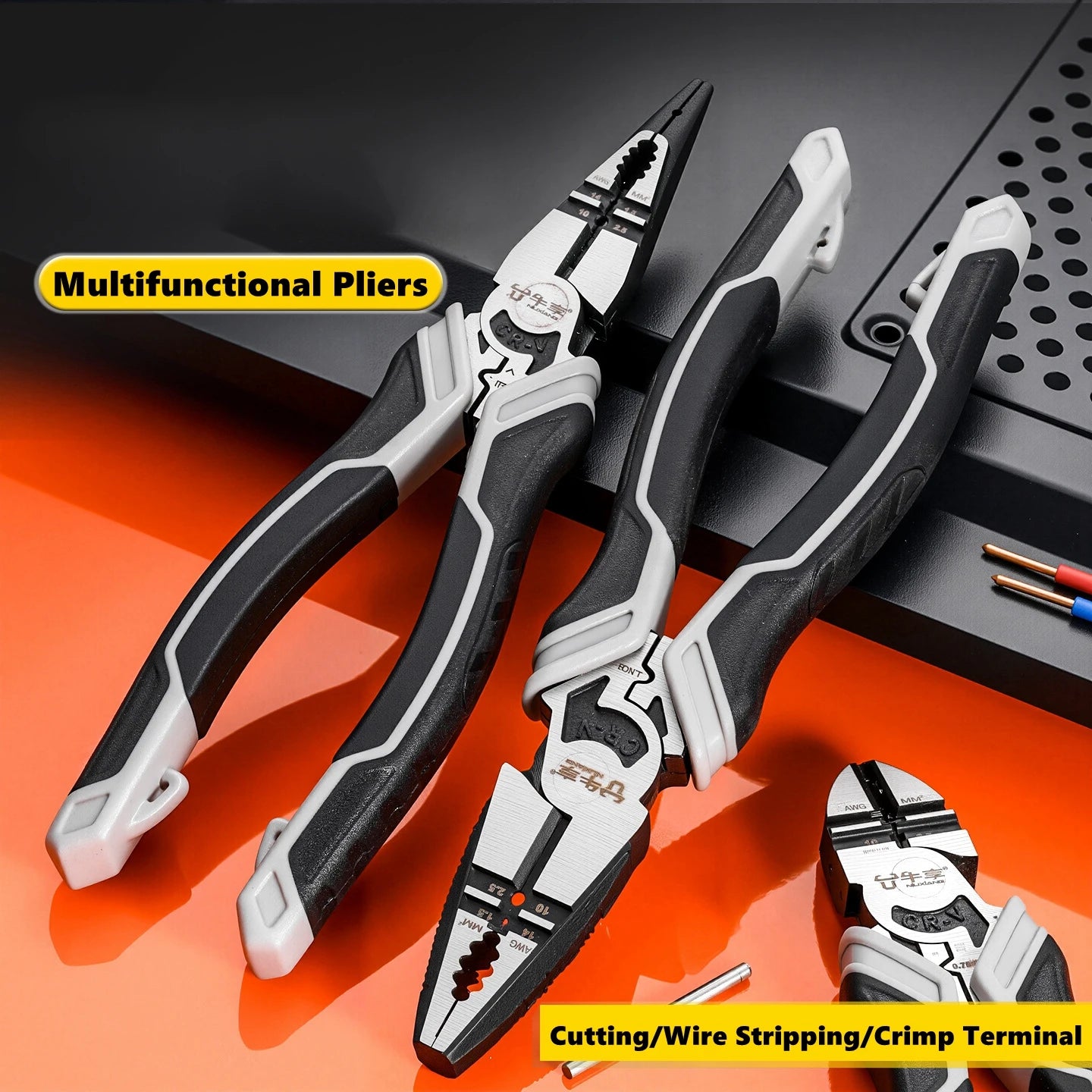 Multifunctional Universal Diagonal Pliers Needle Nose Pliers Hardware Tools Universal Wire Cutters Electrician Repair Pliers