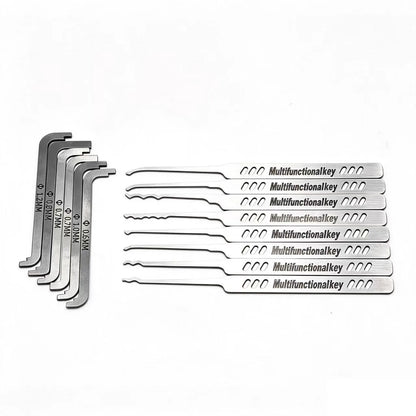 14-Piece Edelstahl-Lockpick-Set & Tensioning Tool - Hot in Demand with Professional Euro-Schlossmeistern инструмент для вскрытия