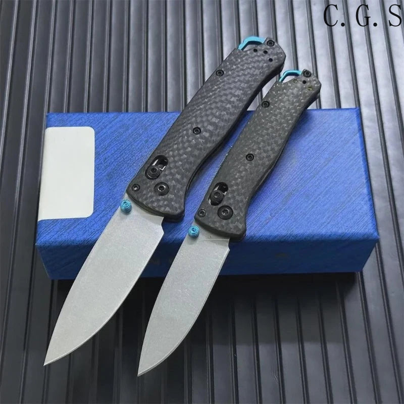AXIS LOCK BM 533-3/535-3 Carbon Fiber Handle Outdoor Camping Multi-function EDC Pocket Folding Knife Men's Gift