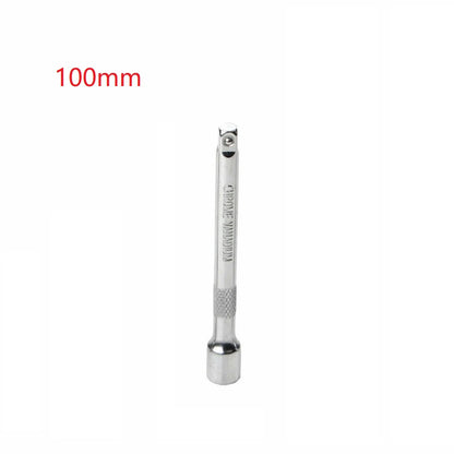 1pcs 1/4 Inch Socket Ratchet Wrench Extension Bar 50/100/150mm Long Bar Steering Sleeve Connecting Rod Socket Extender Hand Tool
