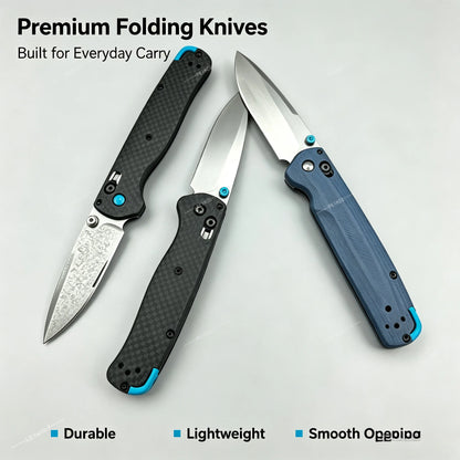 BM 485+535 Portable Multi-functional Tool - Compact EDC Pocket Knife, Featuring Ergonomic Handle, Lightweight and Durable, Suitable for Camping and Fishing.