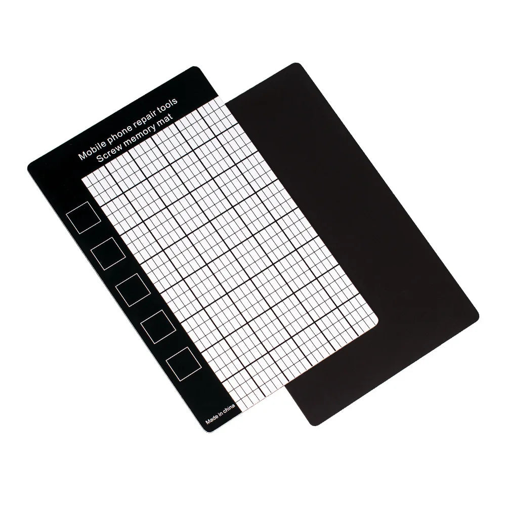 Magnetic Screw Mat Memory Chart Work Pad Working Memory Pad For Little Small Screws Holds Mobile Phone Repair Tool 145×90mm