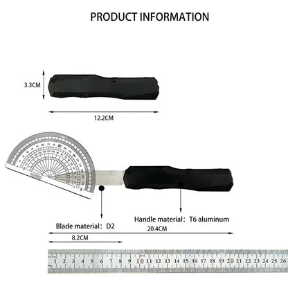 9000 A High-quality T6 Aluminum Handle with D2 Blade Knife Outdoor EDC Rock Climbing Camping Portable Tool