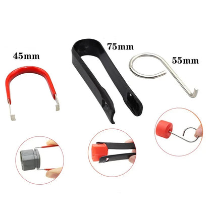 Universal Car Truck Wheel Nut Caps Removal Tool, Wheel Bolt Cover Extractor Puller Hook Tweezers, Auto Wheel Repairing Removal P