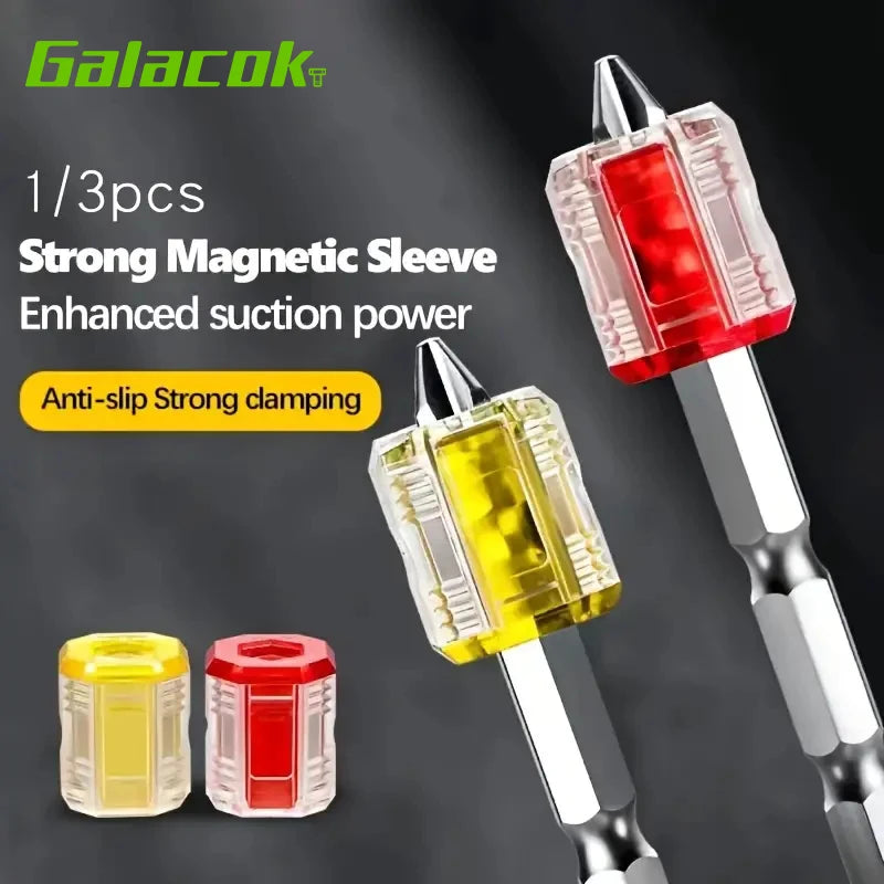 Powerful Magnetizer/Magnetic Coil Electric Screwdriver Drill Bit Demagnetization Tool For 6.35mm (1/4 ") Strong Magnetic Design