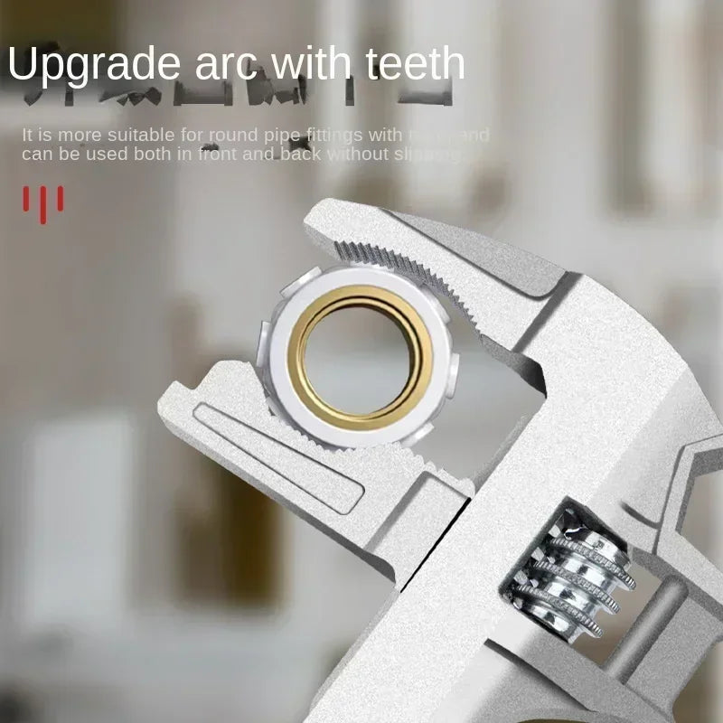 Adjustable Universal Wrench Tools Open-end Spanners Alloy Large Repair Hardware Tool for Home Improvement