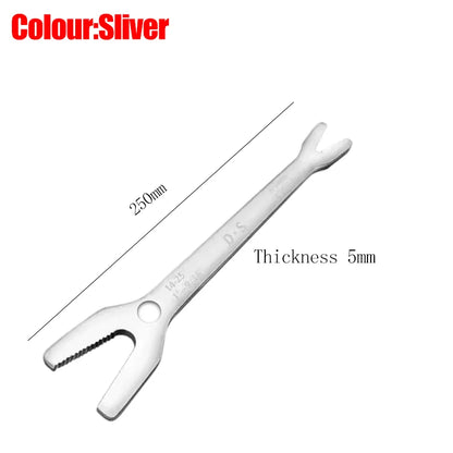 Portable Automotive Repair Spanner 6-25mm Universal Self-tightening Wrench Open-end Adjustable Spanner Hardware Parts Hand Tools