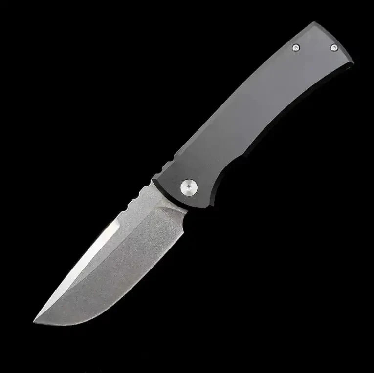 229 Premium D2 Steel Folding Knife with T6 Aluminum Handle, Lightweight Portable EDC Outdoor Utility Knife, Non-slip Cutting Tool, Perfect for Camping, Hiking, Fishing, Traveling and Daily Outdoor Household Tasks