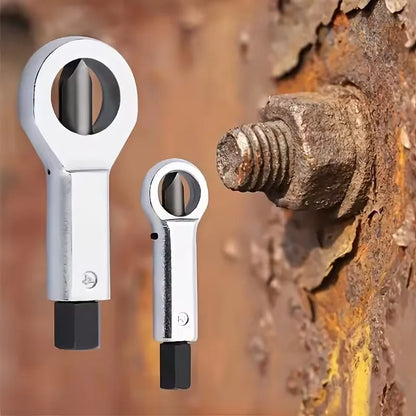 9-27mm Rusty Nut Separation Wrench Damaged Screw Nut Splitter Spanner Manual Remove Cutter Steel Portable Hex Extractor Tools