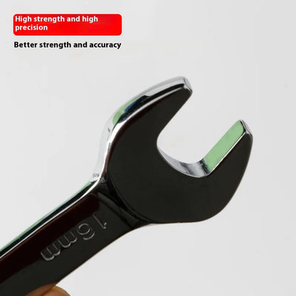 Short handle adjustable head ratchet wrench mini fast ratchet wrench labor-saving auto repair hardware dual-purpose wrench tool