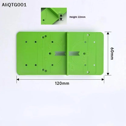 Woodworking Hinge Hole Drilling Guide Boring Jig Drill Template Locator Tool for Precise Cabinet & Furniture Making