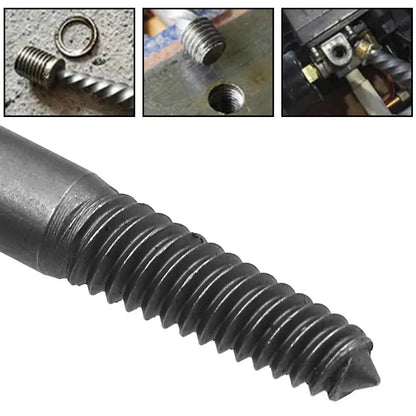 5pcs Screw Extractor Center Drill Bits Guide Set Broken Damaged Bolt Remover Hex Shank And Spanner For Broken Hand Tool