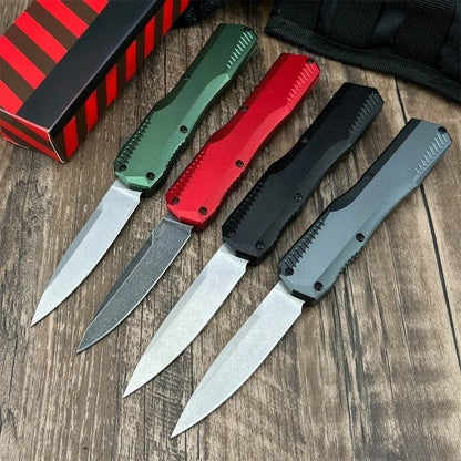 9000 A High-quality T6 Aluminum Handle with D2 Blade Knife Outdoor EDC Rock Climbing Camping Portable Tool