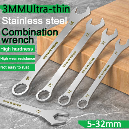 Ultra-Thin Ratchet Wrench 5-32mm Dual-End