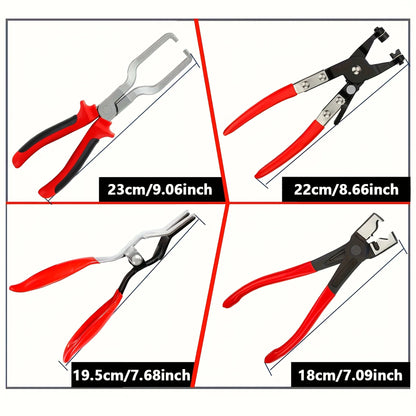 Professional Hose Clamp Pliers- Fuel Line Disconnection and Removal Tool Kit for Auto Repair