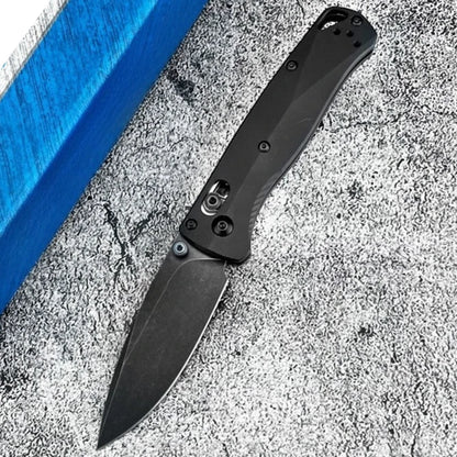 BM 533BK-2 Folding Knife & BM 533 Damascus Folding Knife with Pocket Clip Multi-functional Fishing Portable Outdoor EDC Knives