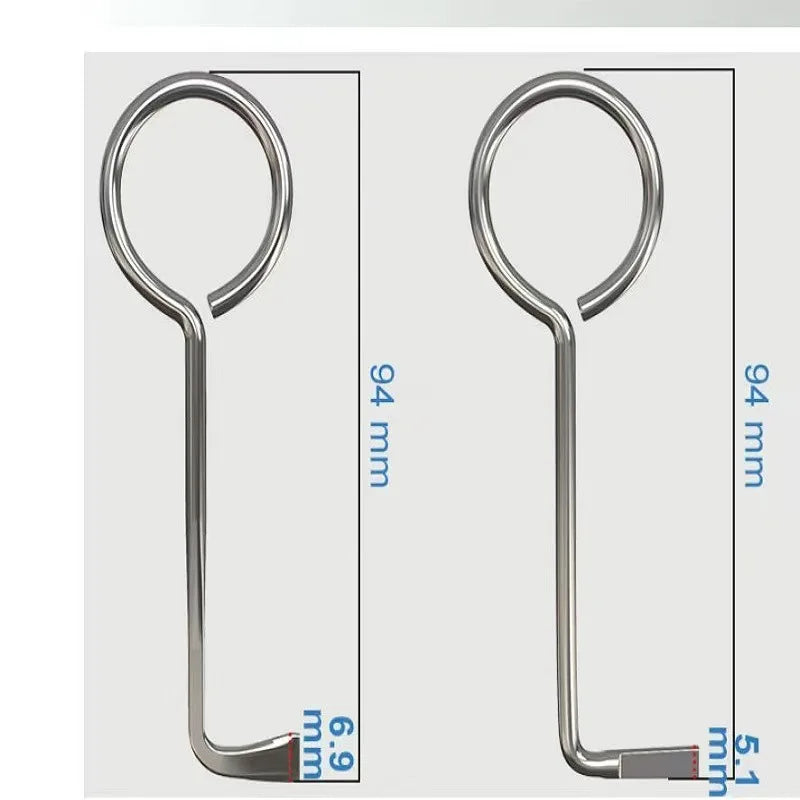 2-Piece Locksmith Tool Kit with Hooks High-Quality Training Set for Beginners Disassembly Practice And Picking