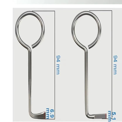 2-Piece Locksmith Tool Kit with Hooks High-Quality Training Set for Beginners Disassembly Practice And Picking