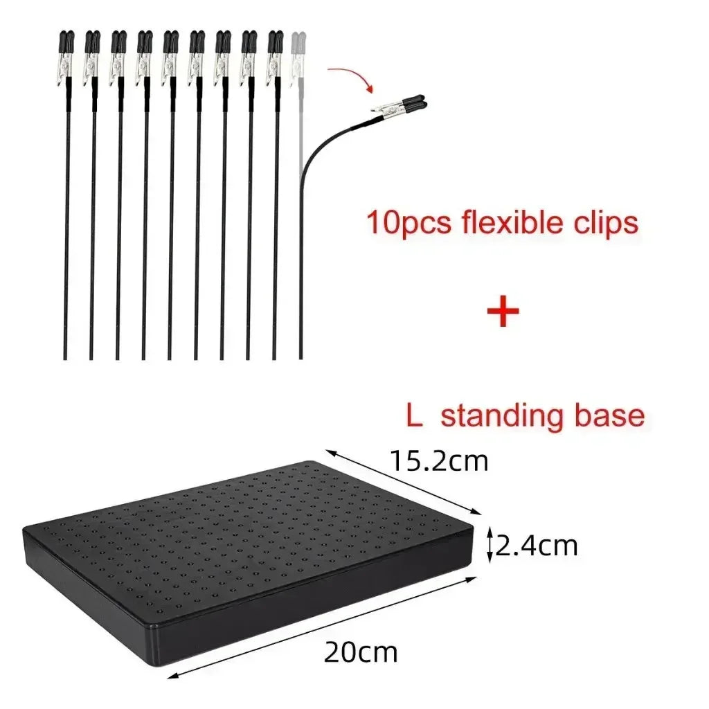 Model Painting Stand Base Metal Alligator Clips Multiple Options Available for Gundam Scale Model DIY Airbrush Craft Making Tool