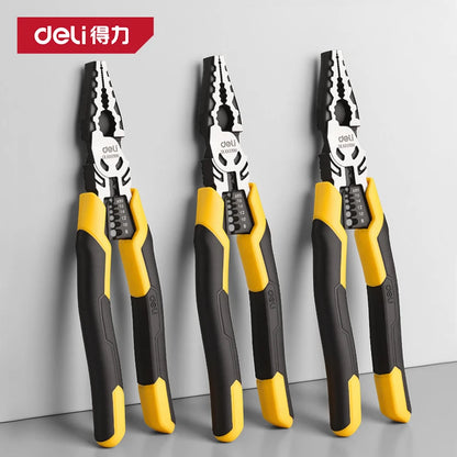 Multi-function Crimping Stripping Pliers Wire Pliers Hardware Hand Tools Wire Cutters Electrician Pliers Chrome Vanadium Steel